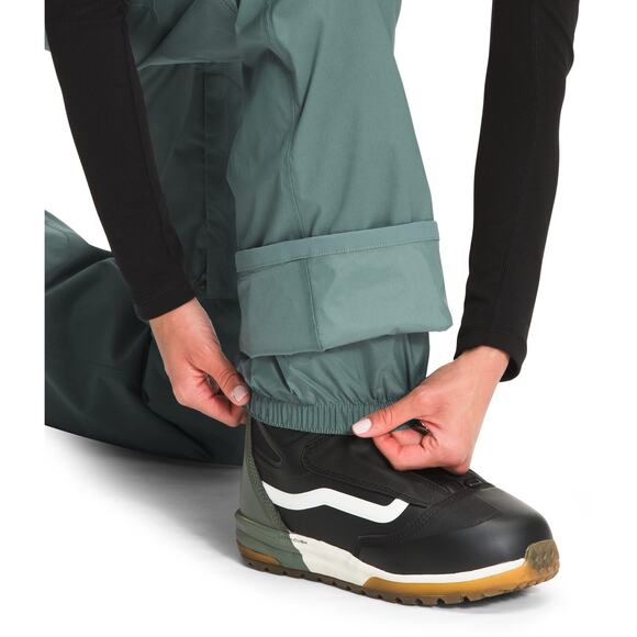 The North Face Women's Freedom Ski Snow Bib Balsam Green DryVent Small Regular - Picture 5 of 5